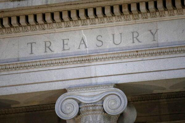 The U.S. Treasury Department building in Washington, on June 6, 2019. (AP Photo/Patrick Semansky, File)