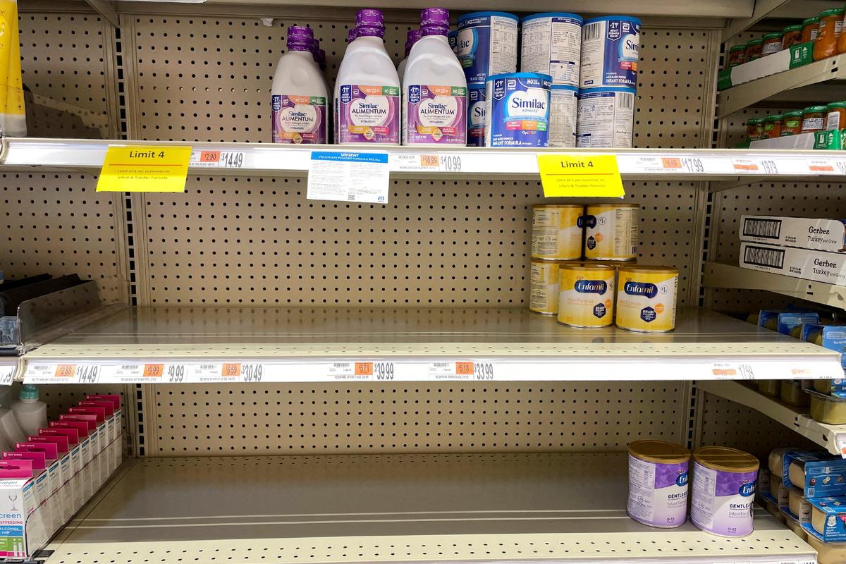 Los Angeles Ratifies Emergency Declaration Amid Baby Formula Shortage