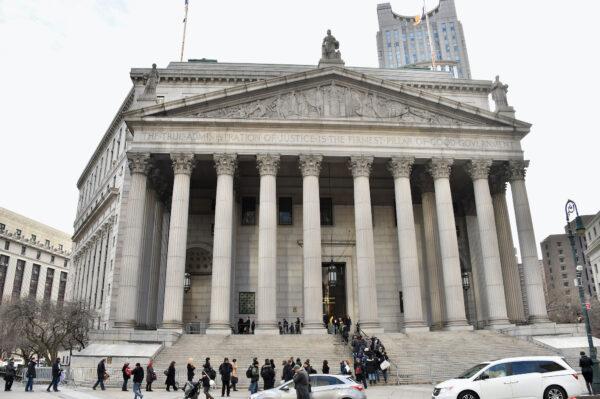 New York State Supreme Court in New York City, on March 2, 2016. (Mike Coppola/Getty Images)