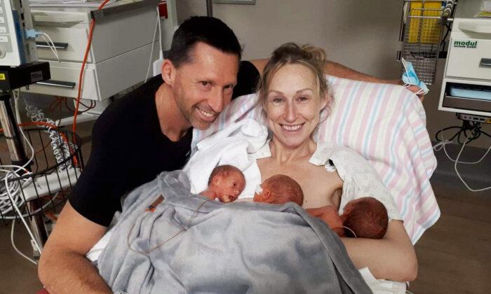 'I Was Just Happy We Were All Alive': Mom Delivers Triplets at 45 During Medically-Induced Coma