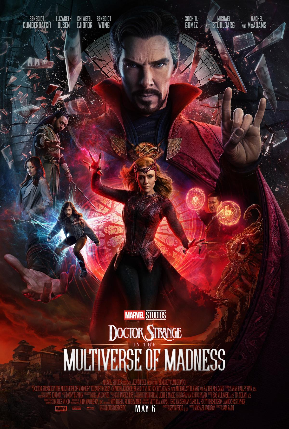 Movie poster of "Doctor Strange in the Multiverse of Madness." (Marvel Studios)