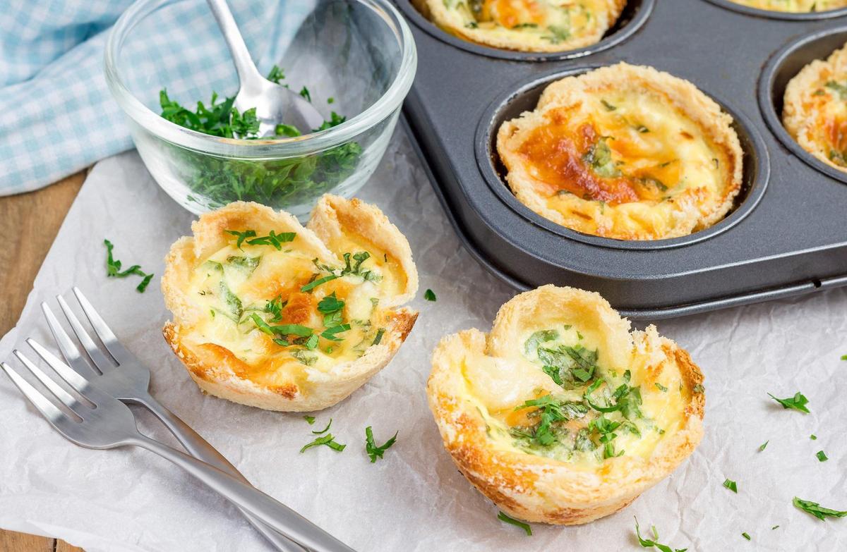 Hatch Chiles Mini Quiches