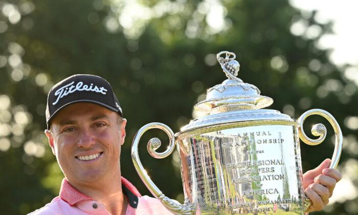 Justin Thomas Credits ‘Bones’ in Comeback for Playoff Win at the PGA Championship