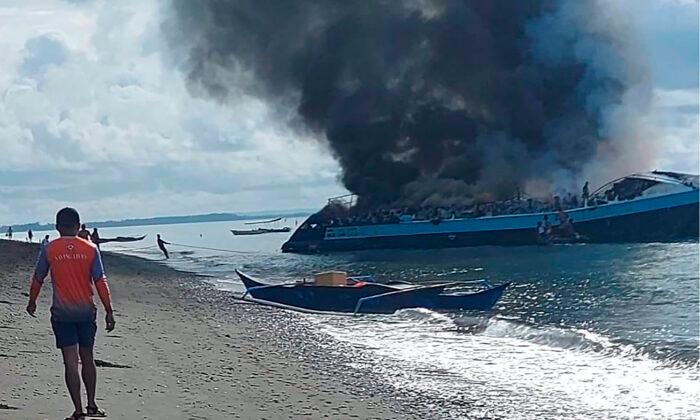 7 Die in Philippine Ferry Fire; Over 120 Rescued From Water