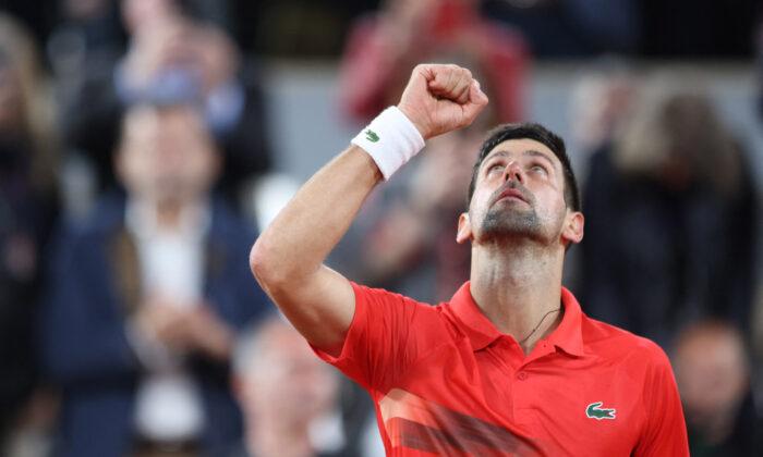 Djokovic Eases Past Nishioka Into Round Two of French Open