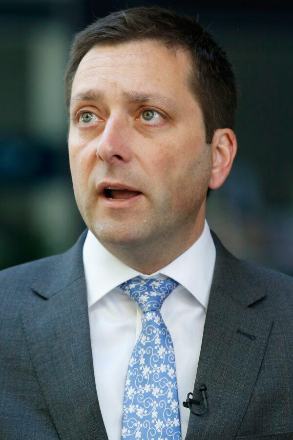 Victorian Opposition Leader Matthew Guy gives a television interview in Melbourne, Australia, on Nov. 10, 2018. (Darrian Traynor/Getty Images)