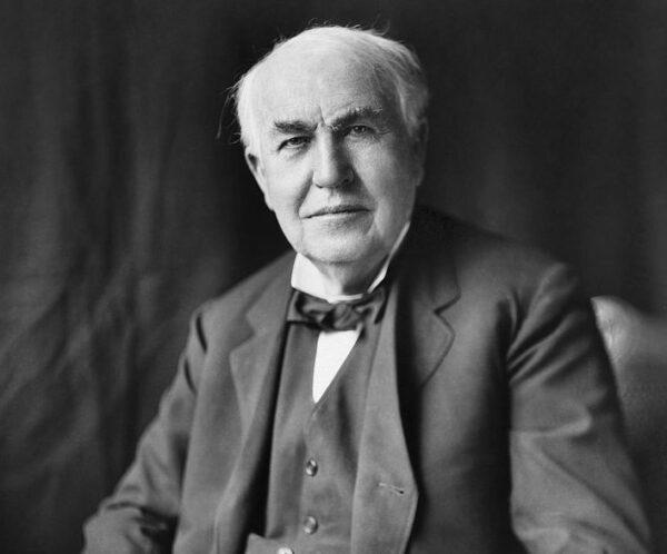 Photograph of Thomas Edison, circa 1922, by Louis Bachrach. (Public Domain)