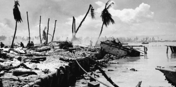 The horrific aftermath of the battle of Tarawa in “Until They Are Home.” (Vanilla Fire Productions)