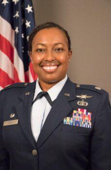 Jennifer-Ruth Green served in the Air Force and is currently a reservist. (Courtesy of Green's campaign)