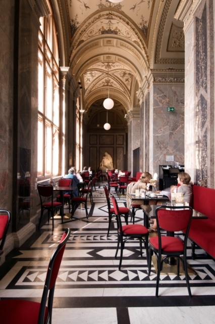 Café-Restaurant at the Kunsthistorisches Museum Vienna. (Courtesy of Kunsthistorisches Museum Vienna)