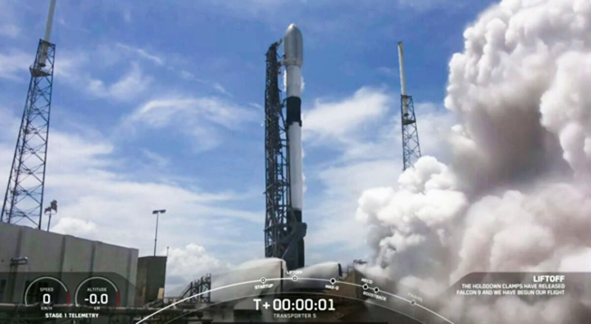 SpaceX Transporter-5 Mission Launches