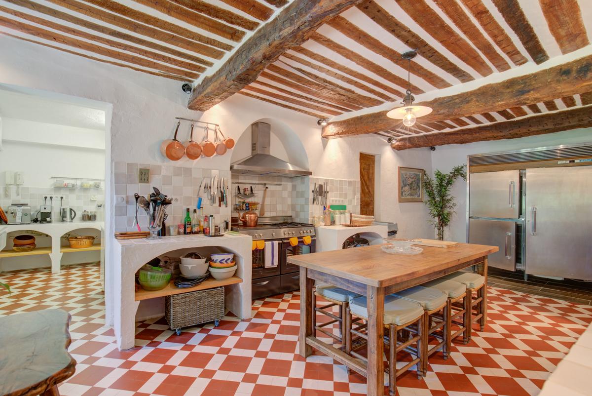 A well-appointed country kitchen with a spacious pantry stands ready for the preparation of meals for the owners and guests. (The villa owners/Carlton International)