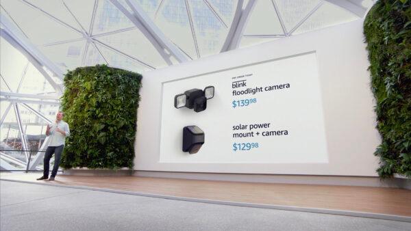 Ring founder Jamie Siminoff introduces a new camera during Amazon Devices and Services Announcement, on Sept. 28, 2021. (Jamie McCarthy/Getty Images)