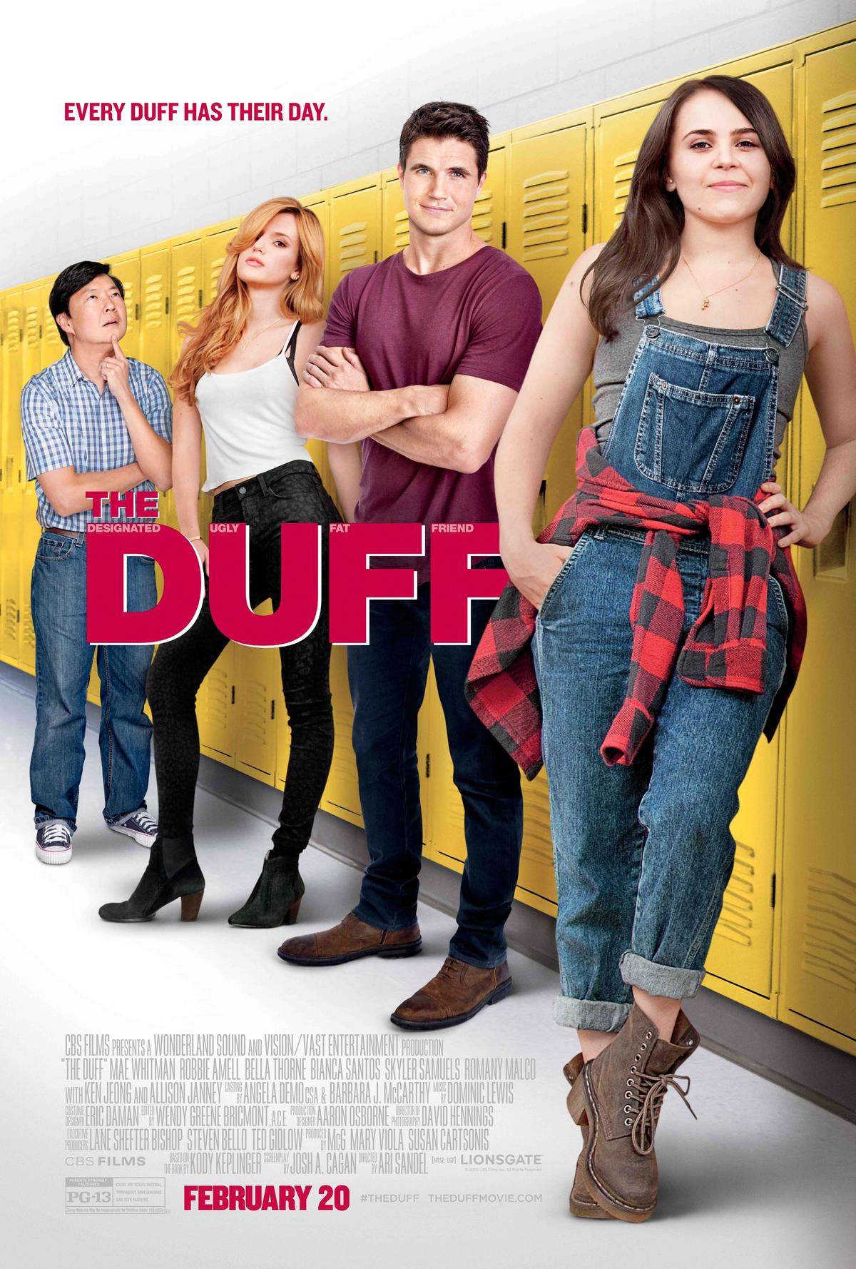 Movie poster for "The DUFF."