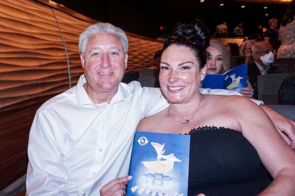 Gregory Mills and Ray Wells attended Shen Yun Performing Arts at the AT&T Performing Arts Center–Winspear Opera House, Dallas, Texas, on May, 28, 2022. (Sonia Wu/The Epoch Times)