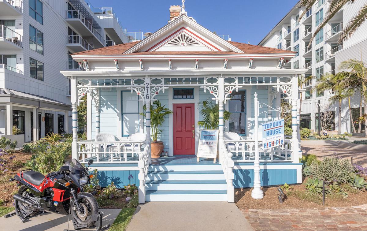 Cruise in for Dessert: The Historic ‘Top Gun’ House Gets a New Life as a Patriotic Pie Shop
