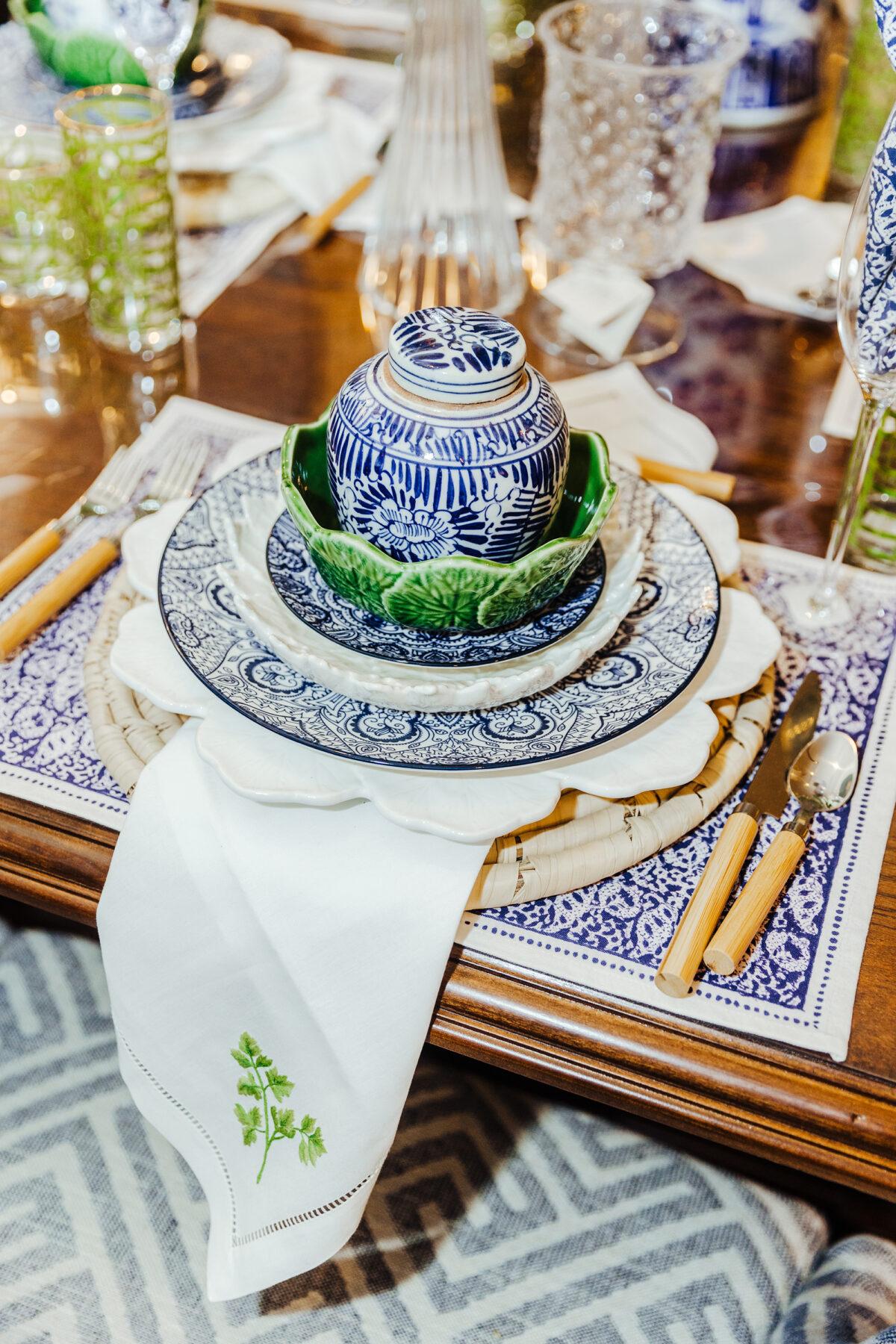 Patterned placemats are a fantastic way to introduce some interest to a table setting. (Provided photo/TNS)