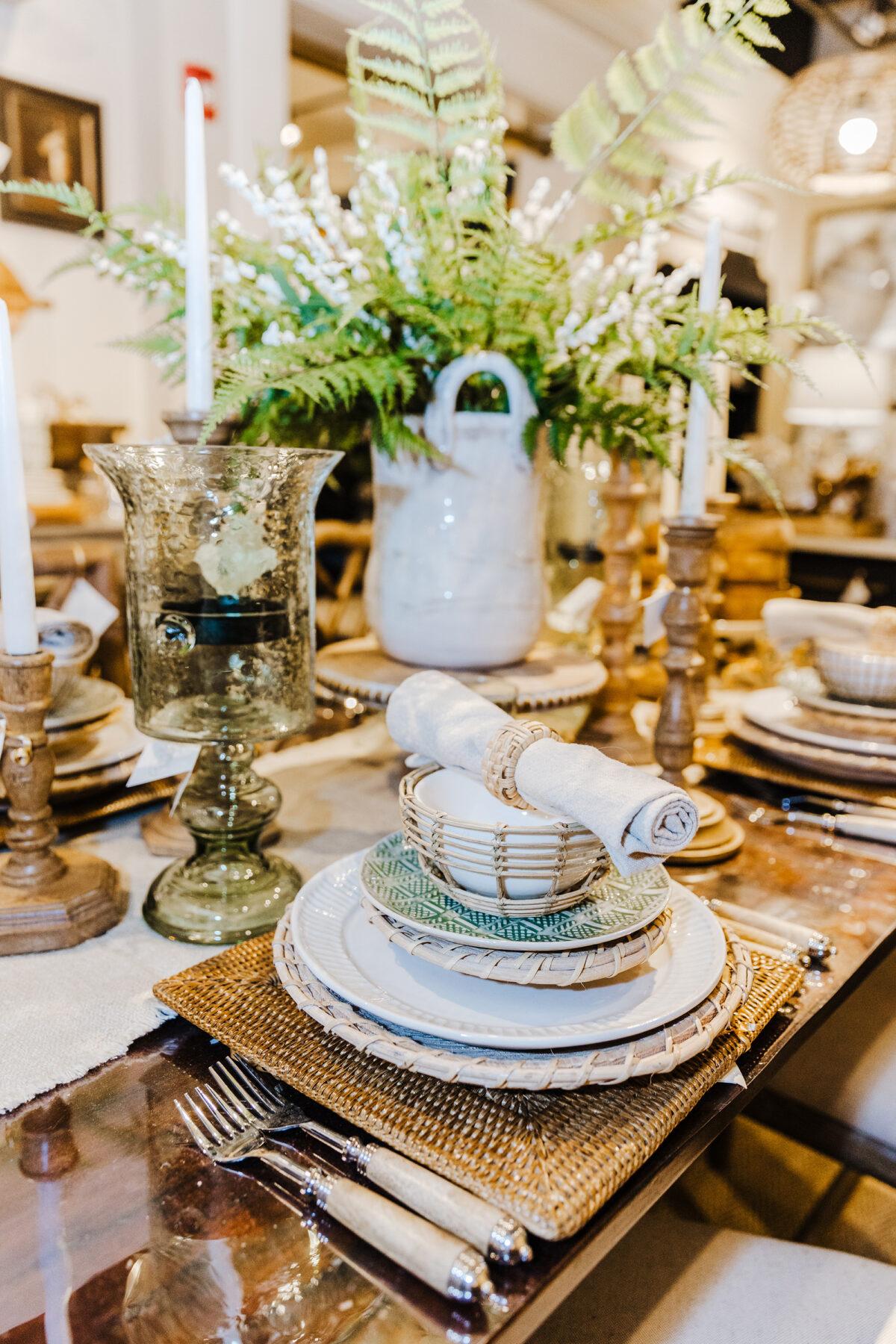 During the holiday seasons we get caught up in the glitz and glam; however, spring and summer are times when simplicity shines and textiles and texture can take centerstage. (Provided photo/TNS)
