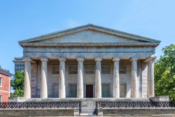 The Second Bank of the United States, in Philadelphia. (Matt/Adobe stock)