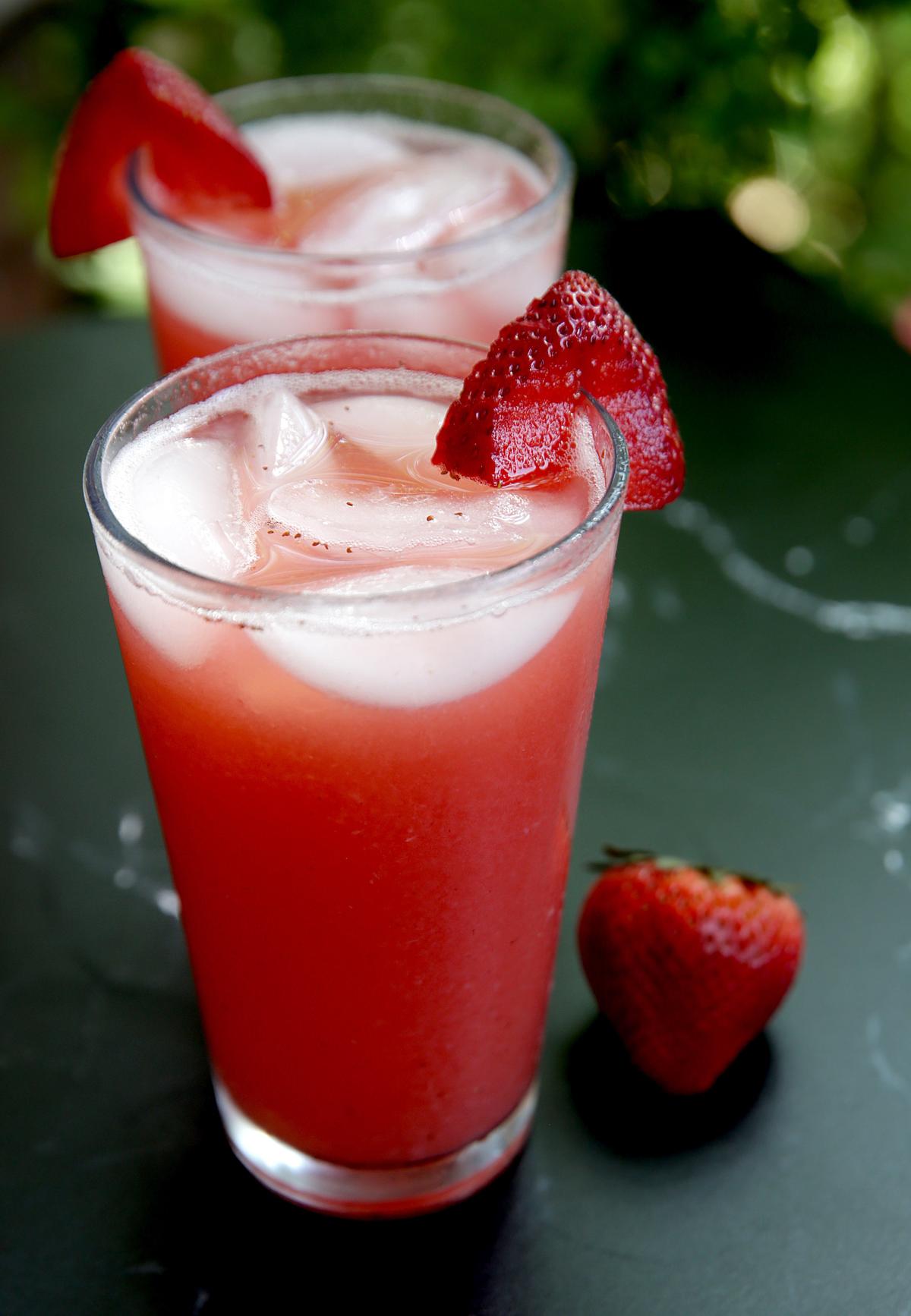 Strawberry agua fresca, Wednesday, May 11, 2022. (Hillary Levin/St. Louis Post-Dispatch/TNS)