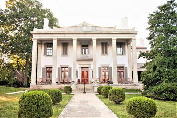 The mansion at Belle Meade Plantation in Tennessee.