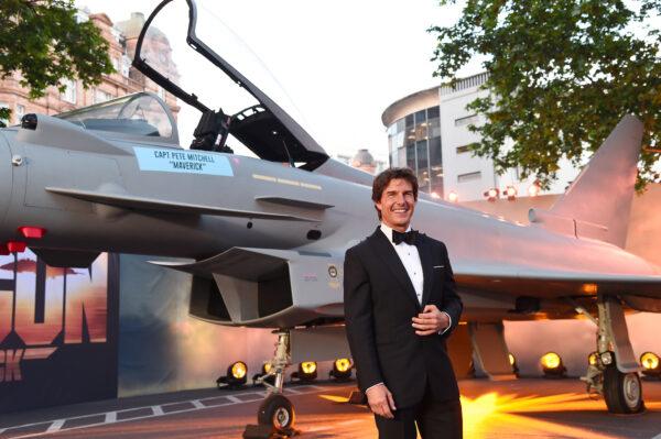 Tom Cruise attends the Royal Film Performance and UK Premiere of "Top Gun: Maverick" at Leicester Square in London, England, on May 19, 2022. (Eamonn M. McCormack/Getty Images for Paramount Pictures)