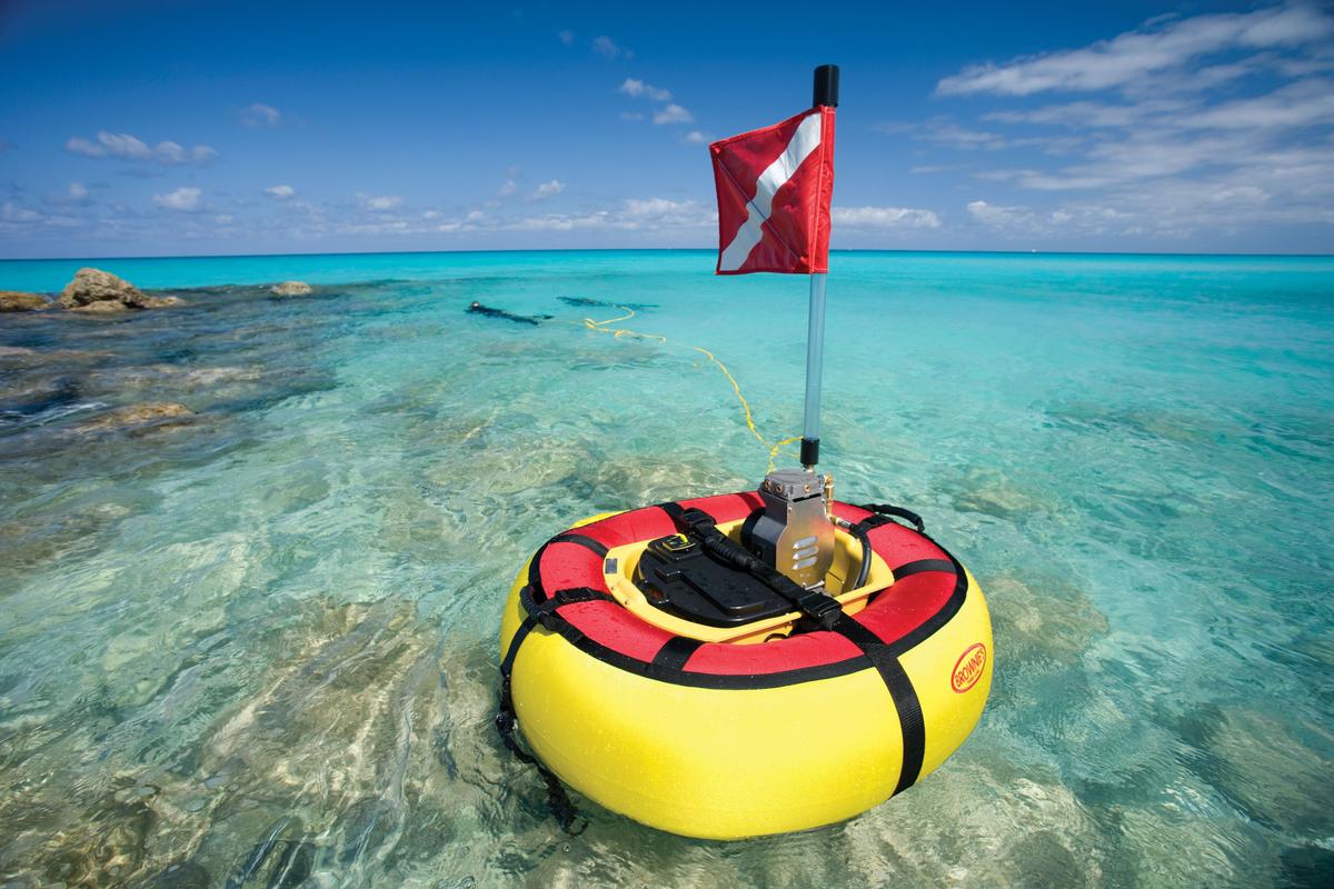 Brownie's Marine Group Introduces Eco-Friendly Variable Speed Diving Systems. (Courtesy of Brownie's Third Lung)