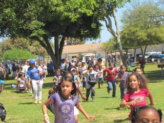 Easter egg hunt for 400 foster children cosponsored by H.E.L.P. Miami and the Udonis Haslem Foundation. (Courtesy of Barbara Rivera)