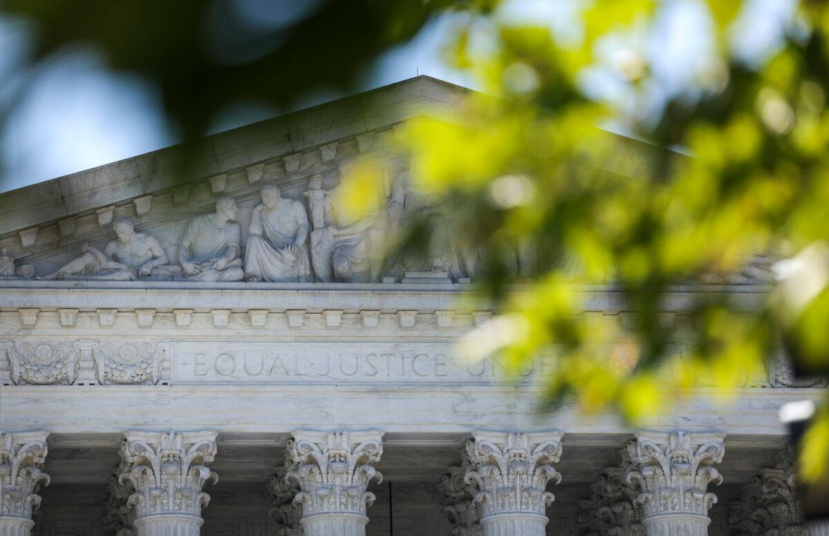 The U.S. Supreme Court is seen on the final day of its term in Washington on June 30, 2022. (Kevin Dietsch/Getty Images)