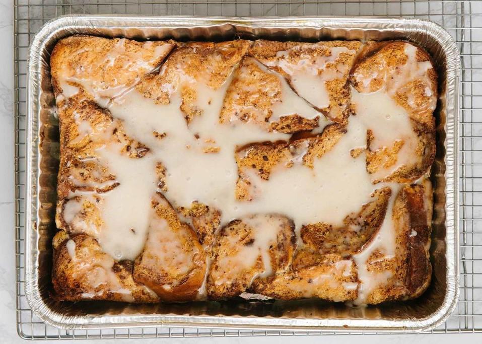 Instead of laboring away dipping and flipping, this recipe builds all the flavors and warm gooeyness of French toast in one pan. Brioche, when mixed together with classic French toast ingredients, baked and drizzled with maple syrup, is absolutely delectable. (Photo courtesy of Happy Money Saver )<a href="https://www.thedailymeal.com/best-recipes/brunch-maple-glazed-french-toast-casserole">For the Maple Glazed French Toast Casserole recipe, click here</a>.