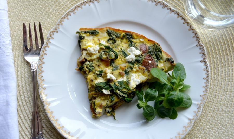 If you have eggs in the fridge, you can absolutely whip up an omelet in no time. But if you also happen to have a few vegetables lying around, maybe some cheese and leftover potatoes from dinner, go ahead and make yourself a delicious brunch frittata. Though this recipe calls for turnip greens, you can use spinach, kale, collard greens or any leafy vegetable you like. (Photo courtesy of West of the Loop) <a href="https://www.thedailymeal.com/best-recipes/turnip-greens-potato-frittata-brunch">For the Turnip Greens and Potato Frittata recipe, click here</a>.