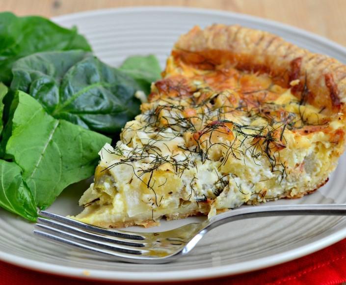 Apple and cheddar are a natural pair, and fennel plays well with both. This particular quiche will remind you of cozy fall flavors and it’s so satisfying for a savory brunch. (Recipe courtesy of West of the Loop) <a href="https://www.thedailymeal.com/best-recipes/apple-fennel-cheddar-cheese-quiche">For the Apple, Fennel and Cheddar Quiche recipe, click here</a>.