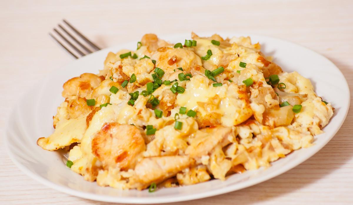 Scrambled eggs are an obvious choice for breakfast, brunch and even quick dinners. With the <a href="https://www.thedailymeal.com/cook/insanely-easy-instant-pot-breakfast-recipes-slideshow">ease of an Instant Pot</a>, some cheese and crispy bacon, the classic egg bake is taken to new heights. (Photo courtesy of Corrie Cooks) <a href="https://www.thedailymeal.com/best-recipes/instant-pot-cheesy-egg-bake-breakfast">For the Instant Pot Cheesy Egg Bake recipe, click here.</a>