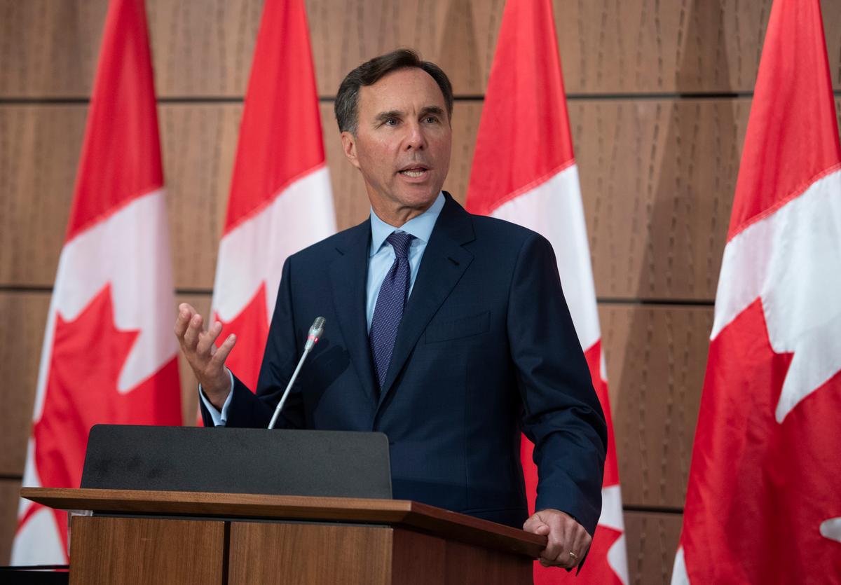 Former Finance Minister Morneau Criticizes Trudeau’s Economic Policies, Says He's 'Worried' About Canada’s Future
