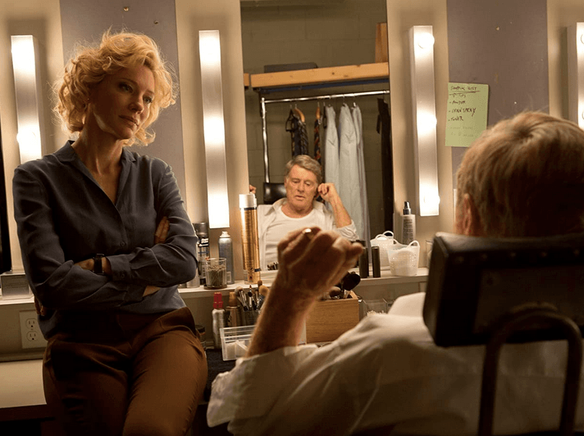 Mary Mapes (Cate Blanchett) and Dan Rather (Robert Redford), in "Truth." (Lisa Tomasetti/Sony Pictures Classics)