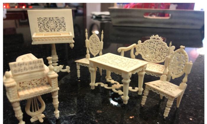 Best of Treasures: Photograph on Easel in Dollhouse Furniture Set Increases Collector Desirability