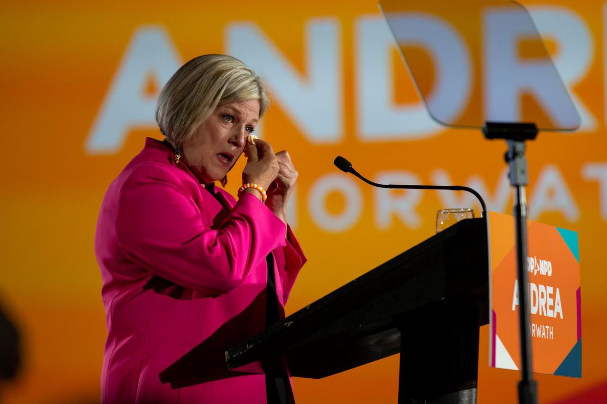 Ontario NDP Leader Andrea Horwath Steps Down as Tories Secure Majority