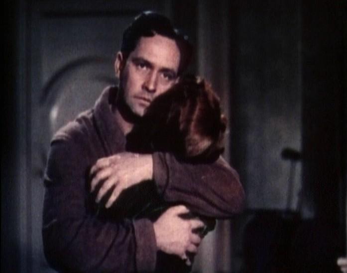 Cropped screenshot of Fredric March from the film "A Star is Born." (Public Domain)