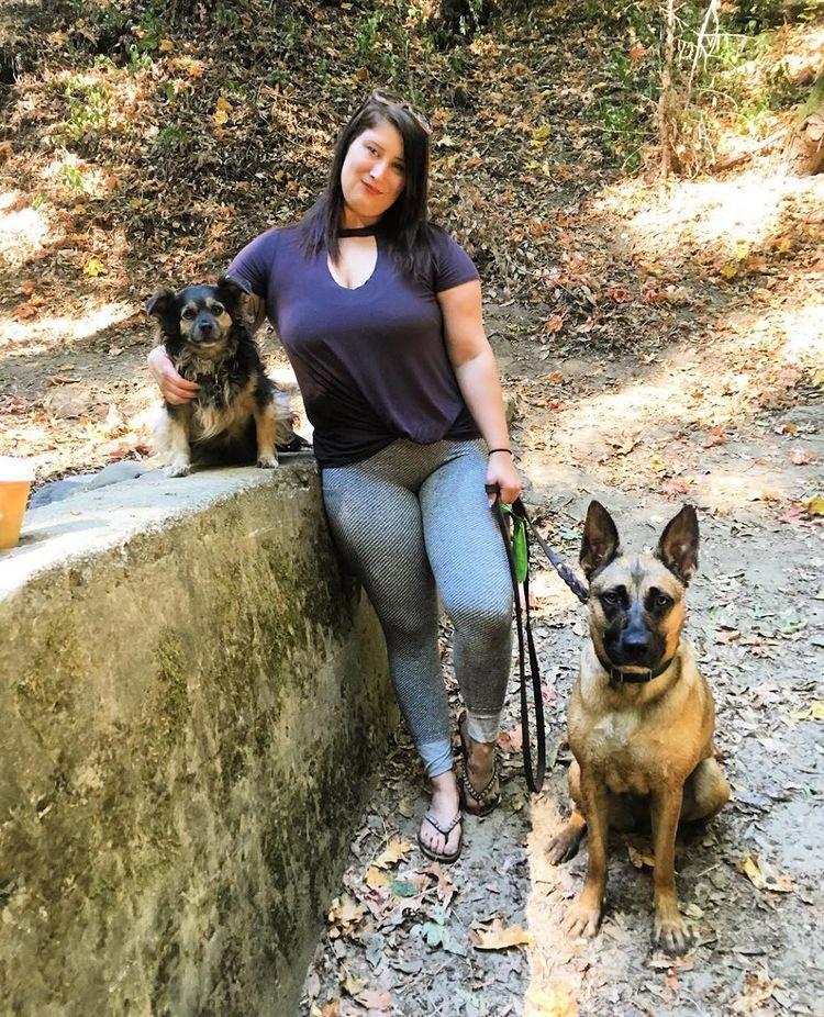Yari and Pepper with their owner, Tona. (Courtesy of <a href="https://www.instagram.com/pepnyari/">Tona Gonzales Karlsson</a>)