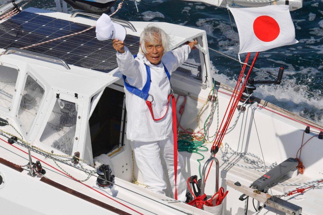 At 83, Japanese Becomes Oldest to Sail Solo Across Pacific