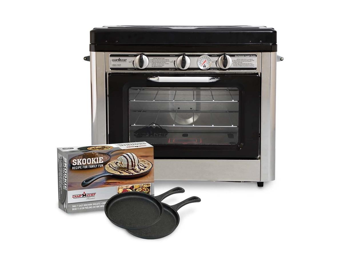 Some camp stoves allow you to bake, broil, and fry just like you do in your kitchen. (Courtesy of Skookie)