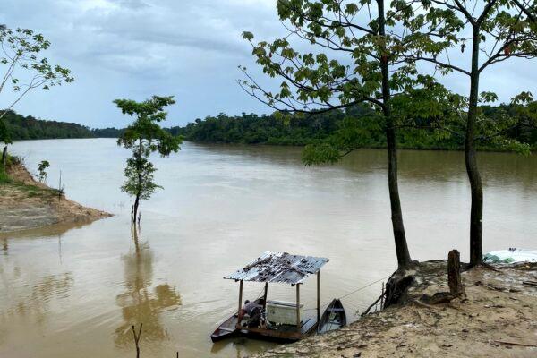 The Itaquai River runs through the Vale do Javari region in Amazonas state, Brazil, on June 16, 2021. (Fabiano Maisonnave/AP Photo)