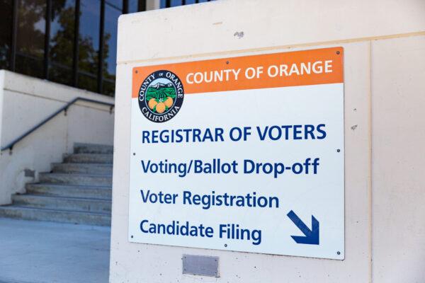The Orange County Registrar of Voters in Santa Ana, Calif., on March 5, 2021. (John Fredricks/The Epoch Times)