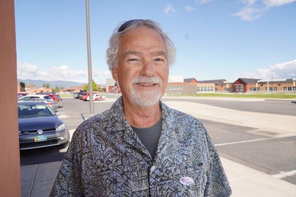 Michael Britzius, a Republican in Missoula, Mont., said he wants to elect a candidate who will represent his values in Congress. (Allan Stein/The Epoch Times)
