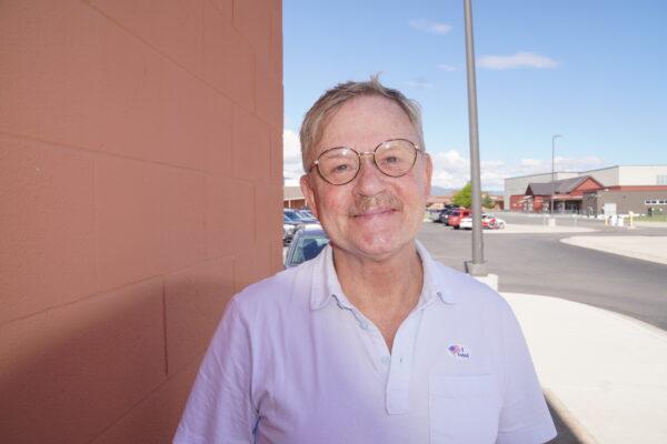 Democratic voter Richard Wilhelm of Missoula, Mont., said he hopes for a more moderate, centrist candidate to represent Montana's District 1 in the U.S. House of Representatives. (Allan Stein/The Epoch Times)