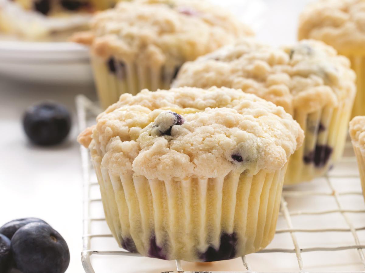 Bakery-Style Blueberry Muffins