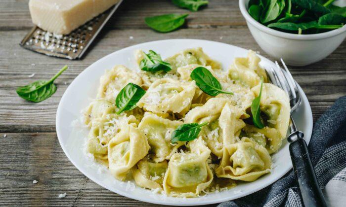 Creamy, Garlicky Mushroom Tortellini Is Ready in Less Than 30 Minutes