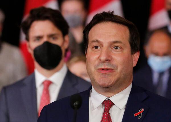 Public Safety Minister Marco Mendicino announces new gun control legislation at a press conference in Ottawa on May 30, 2022. (Patrick Doyle/The Canadian Press)