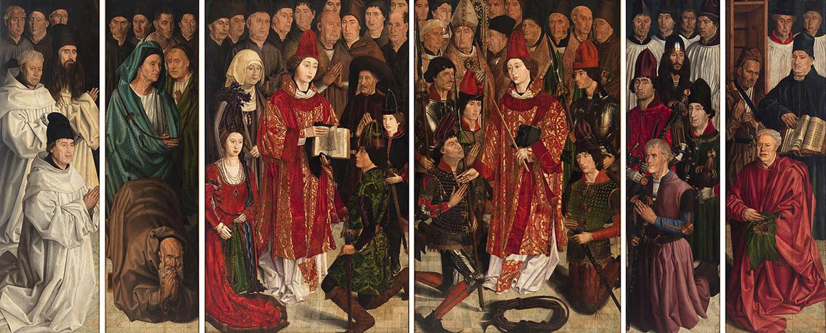 The "St. Vincent Panels." (Courtesy of the National Antique Art Museum in Lisbon)