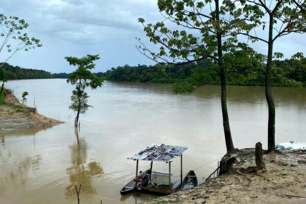 The Itaquai River runs through the Vale do Javari region in Amazonas state, Brazil, on the border with Peru, on June 16, 2021. (Fabiano Maisonnave/AP Photo)